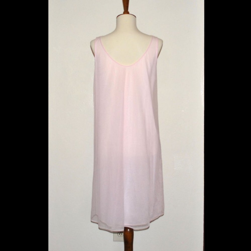 Vintage Sears Peignoir Set Size Small 32-34 Pink & White Short Nightie & Robe - Picture 4 of 15